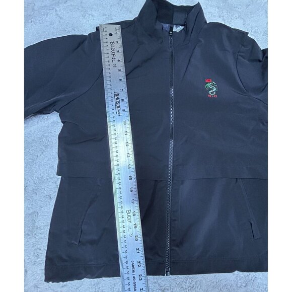 Nike Shield Mens Small Full-Zip Windrunner Running Jacket Black Lightweight - Picture 7 of 8